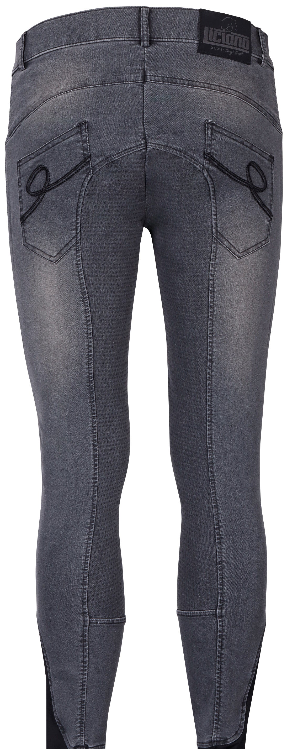 Rijbroek heren Liciano Denim Full Grip