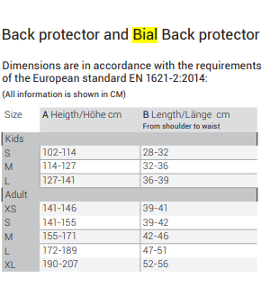 EQ Bial Kids Ryggbeskytter