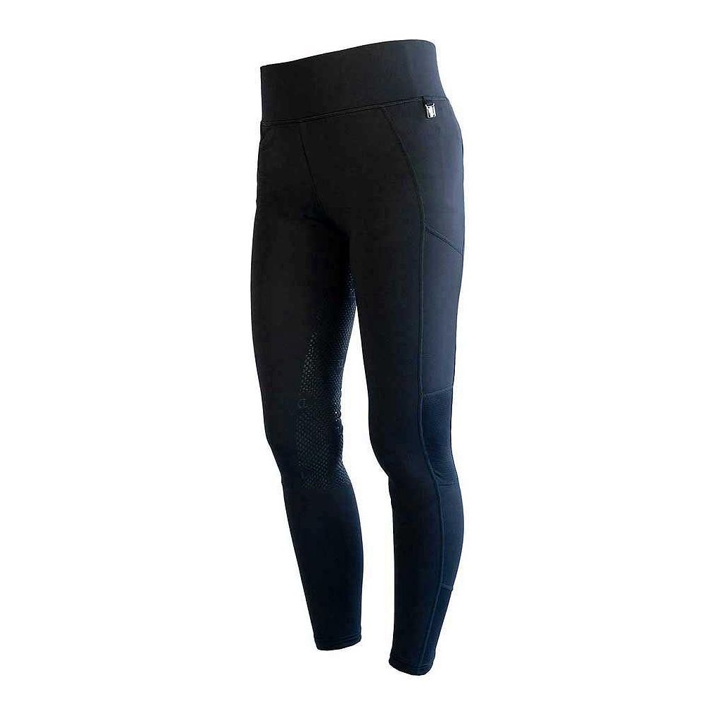 KLkemmie sorte ridetights for jenter med f-tec2 f-grip