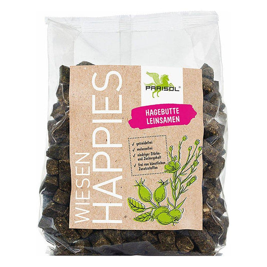 Happies hestesnacks hyben/hørfrø 1 kg